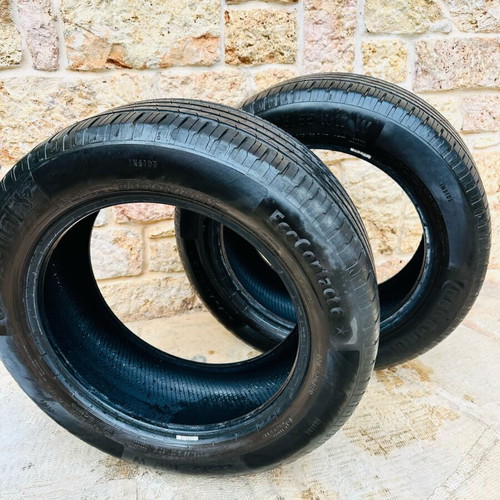 Continental EcoContact 6 tires like new, 225/55/17, set of 2
