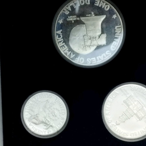 Commemorative set of 3 coins for 200 years of American state new