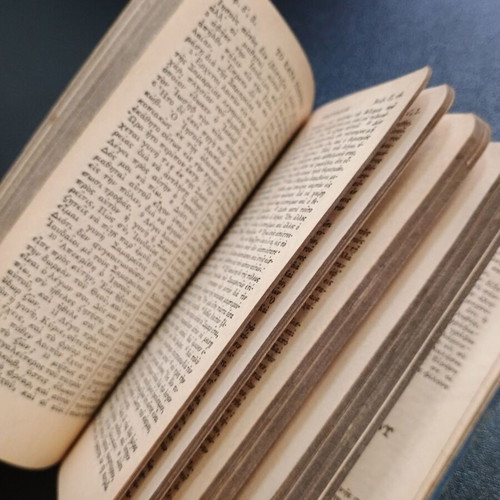 Pocket books used New Testament with 2 icons