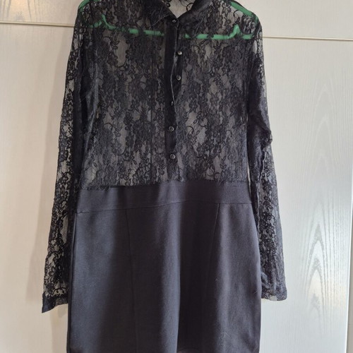Promod dress like new, with lace, black, size M