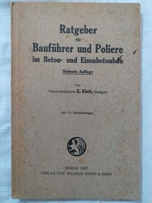 Collectible technical German books used, set of 6 volumes