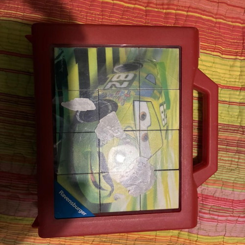 Children's puzzle with cubes