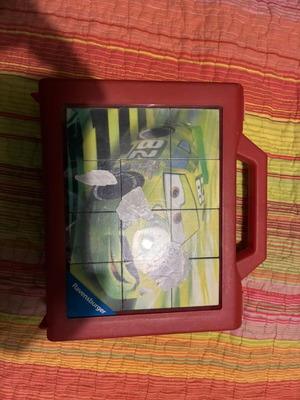 Children's puzzle with cubes