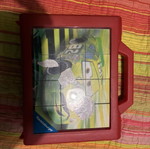 Children's puzzle with cubes
