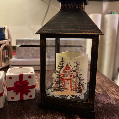 Christmas lantern and tealight holders like new