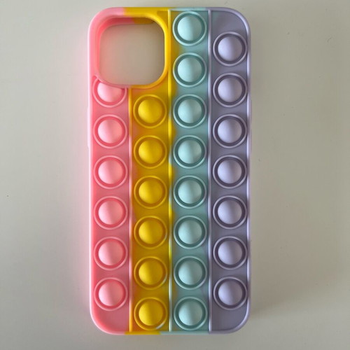 iPhone 13 case new, colorful with bubbles
