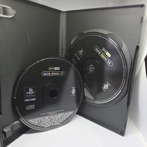 Euro Demo 37 and Euro Demo 54 PS1 games used