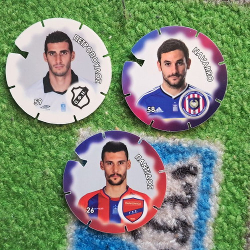 Cheetos Super League 2013-2014 caps set of 3, like new