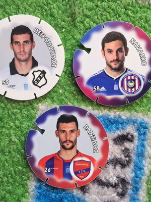 Cheetos Super League 2013-2014 caps set of 3, like new