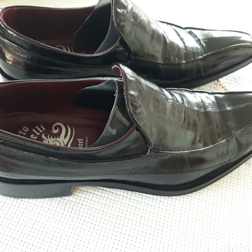 Roberto Botticelli leather shoes black No 41 lightly used