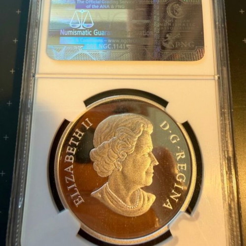 Canada 15 Dollars 2012 Year of the Dragon silver coin NGC PF70 Ultra Cameo