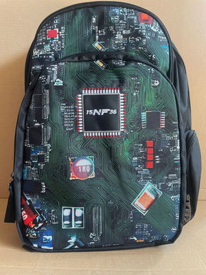 15NF36 school backpack with ergonomic back and soft straps