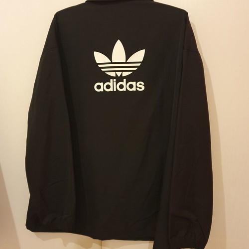 Adidas coach jacket new, size M, black
