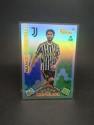 Manuel Locatelli Heritage Topps Match Attax Juventus like new