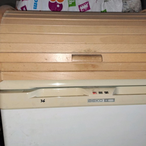 Wooden bread box used