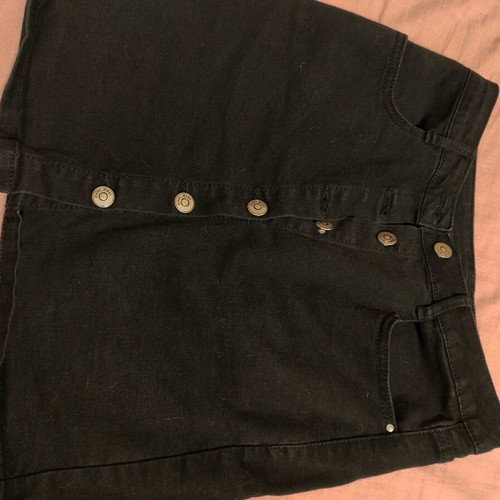 Fitted skirt like new, summer, black, size XS
