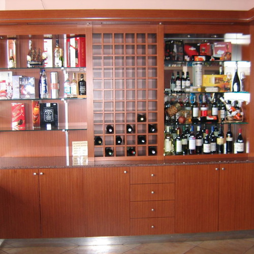 Display cabinets used, set of 2, for pastry shop and wine cellar