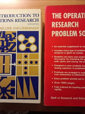 Πανεπιστημιακά βιβλία Operations Research σαν καινούργια, αγγλικά