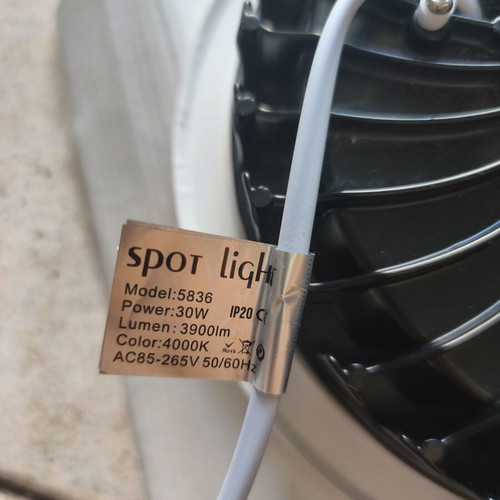 Led spot light new, diameter 22.5 cm