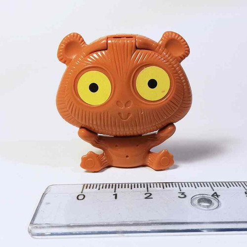 Kinder plastic figure used with scratches and marks