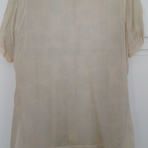 Silk transparent shirt vintage one size new