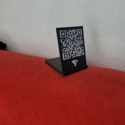 WiFi QR Stand new, customized for restaurants and cafes