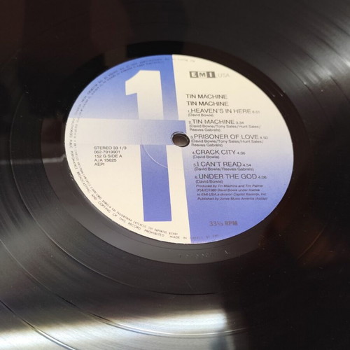 Tin Machine 1989 Vinyl LP near mint, rock