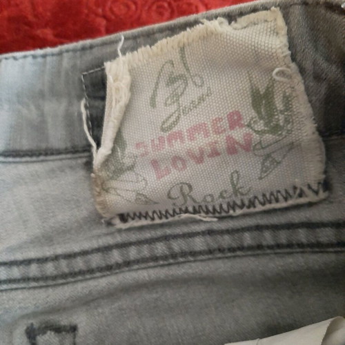 Bsb Capri Jeans Pants size M used, gray