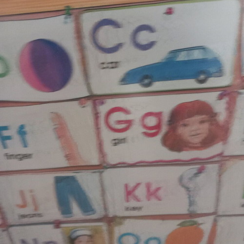 Alphabet frame used with wooden frame for English learning