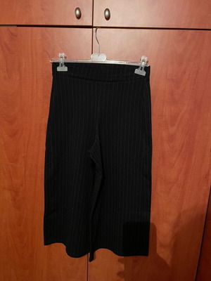 Zip cullote pants used Zara black, size S