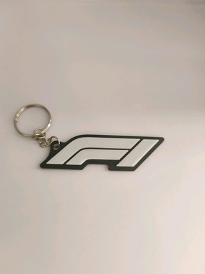 Μπρελόκ F1 3D Printed καινούργιο, μαύρο και λευκό