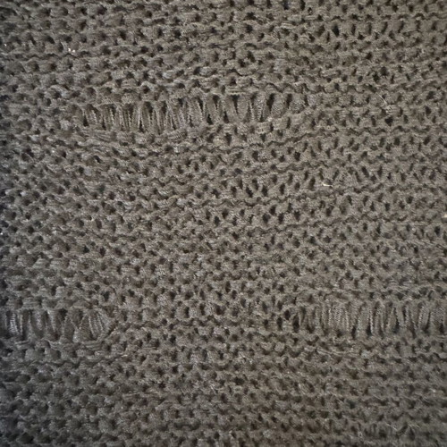 H&M black open-knit sweater, size S