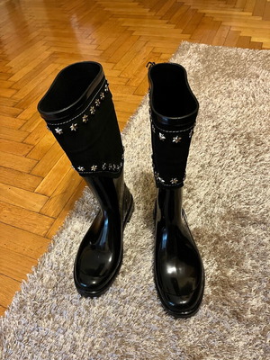 EXE boots new, black size 38 with mixed materials
