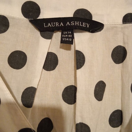 Laura Ashley polka dot blouse like new, cotton, size XL