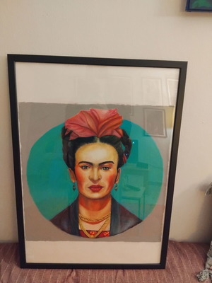 Πίνακας Frida Kahlo σαν καινούργιο με χρώματα pastel