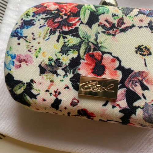 Small Axel evening bag with floral design like new