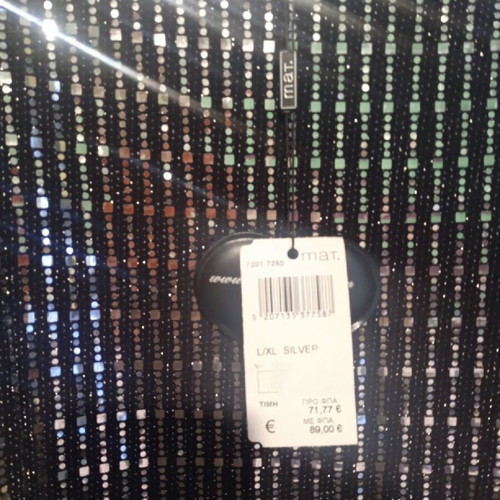 Mat official dress plus size new, black and silver