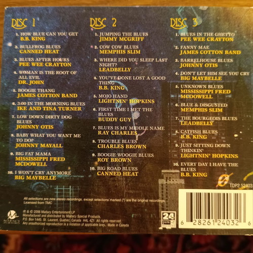 Best of the Blues 3 CD collection like new