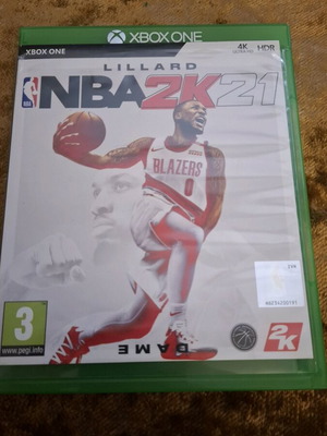 NBA 2K21 video game for Xbox One like new