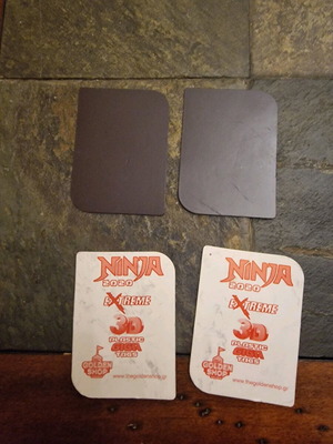Κάρτες Lego Ninjago μεταχειρισμένες με μαγνητάκια, σετ 4 τεμαχίων