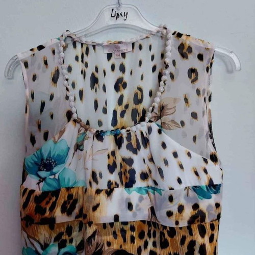Dress very thin fabric unused size 44 suitable for wedding