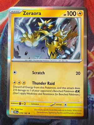Zeraora Card (DRI 078) Destined Rivals mint
