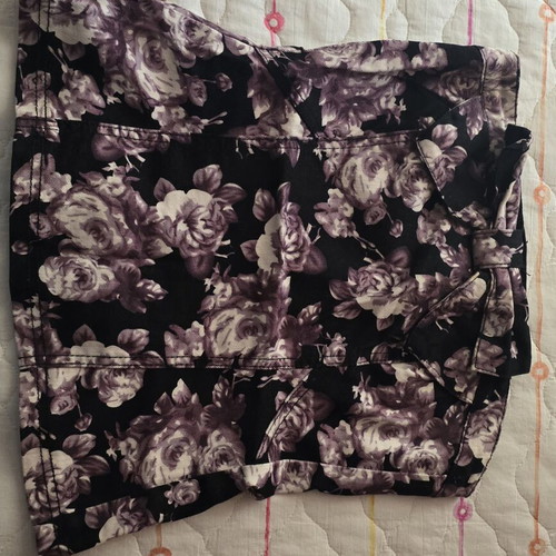 Strapless blouse like new, size M, black and pink