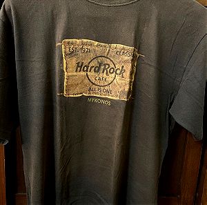 HARD ROCK CAFE MYKONOS VINTAGE T-SHIRT 90s -LARGE size