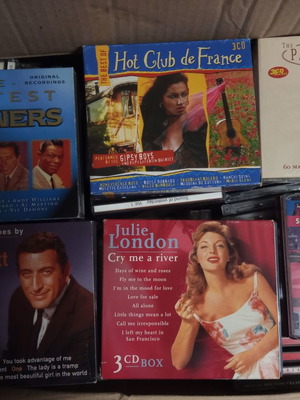 CD collections used, pack from Amerikis square