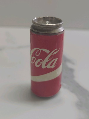 Coca Cola collectible lighter used in soda can shape