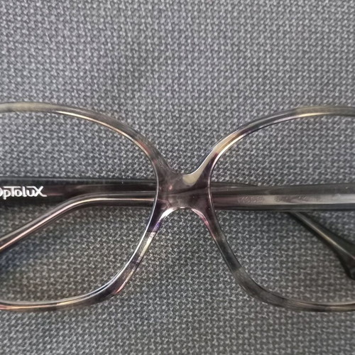 Optolux vintage eyeglass frame like new, gray brown