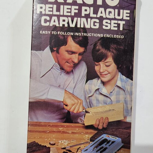 X-ACTO Relief Plaque Carving Set No.5101 vintage, like new