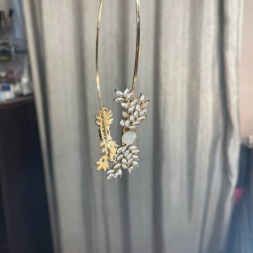 Ancient Greek Headband like new, gold and silver leaves