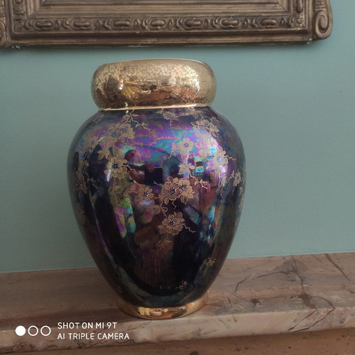 Chinese vase used, height 35 cm